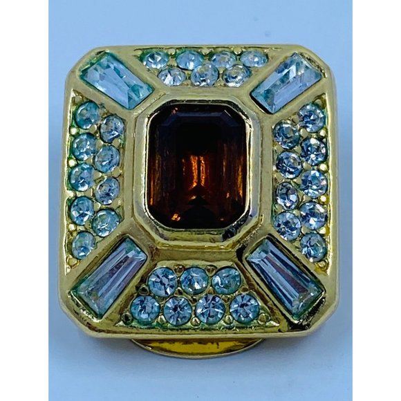 CHRISTIAN DIOR Vintage Clip Earrings - Picture 2 of 3